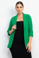 Saco Casual Blazer de cuello con solapa