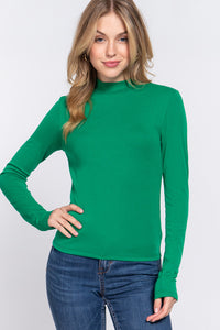 Blusa Casual Lisa con Cuello Redondo