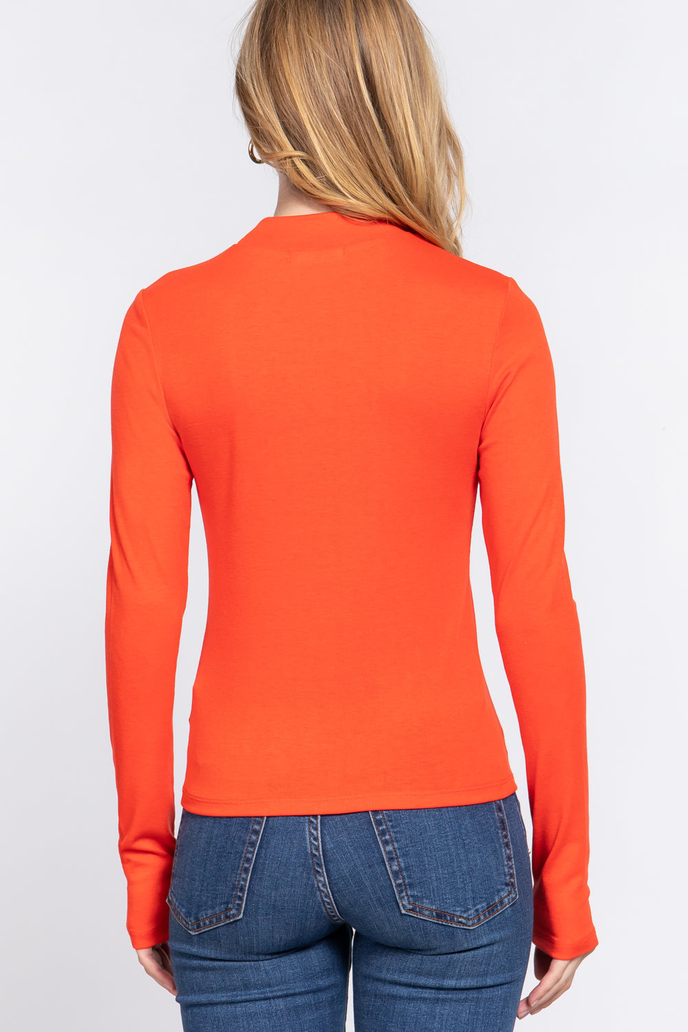 Blusa Casual Lisa con Cuello Redondo