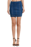 Falda mini mezclilla