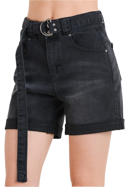 Short casual de mezclilla