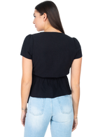 Blusa hebilla lateral