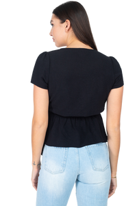 Blusa hebilla lateral