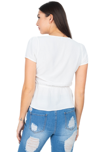 Blusa hebilla lateral