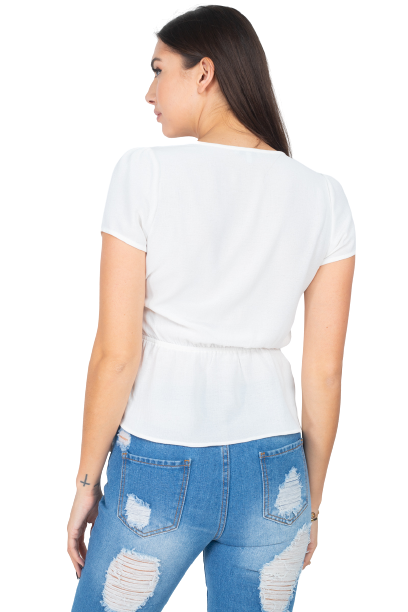 Blusa hebilla lateral