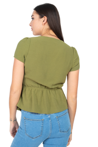 Blusa hebilla lateral