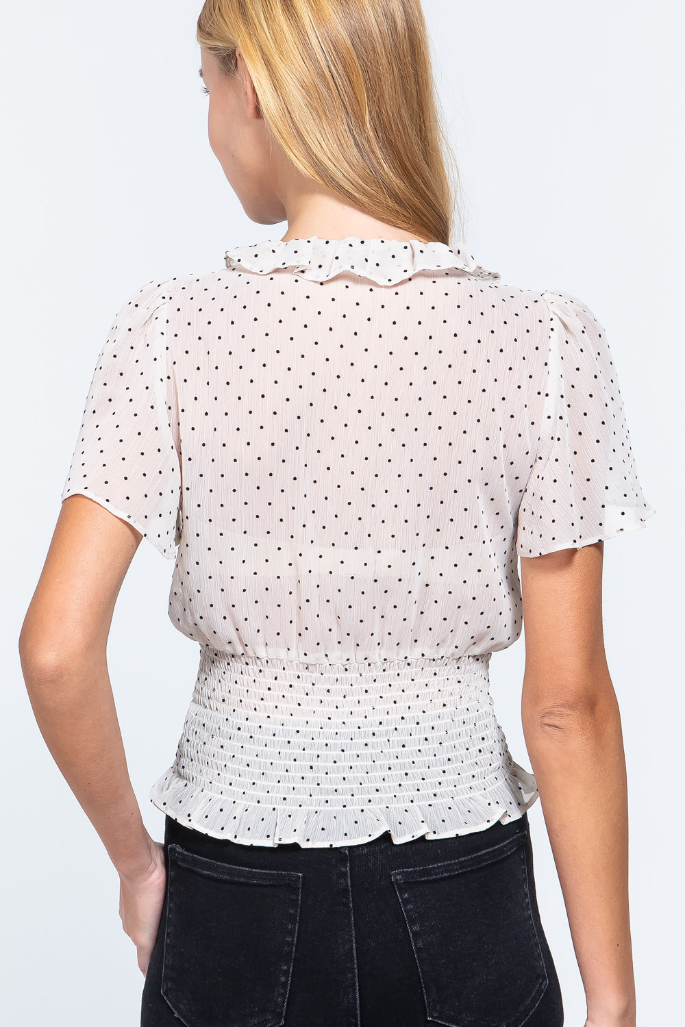 Blusa con lunares