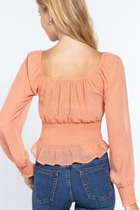 Blusa transparencias