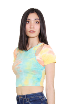 Blusa casual tie dye