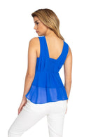 Blusa escote en v profundo